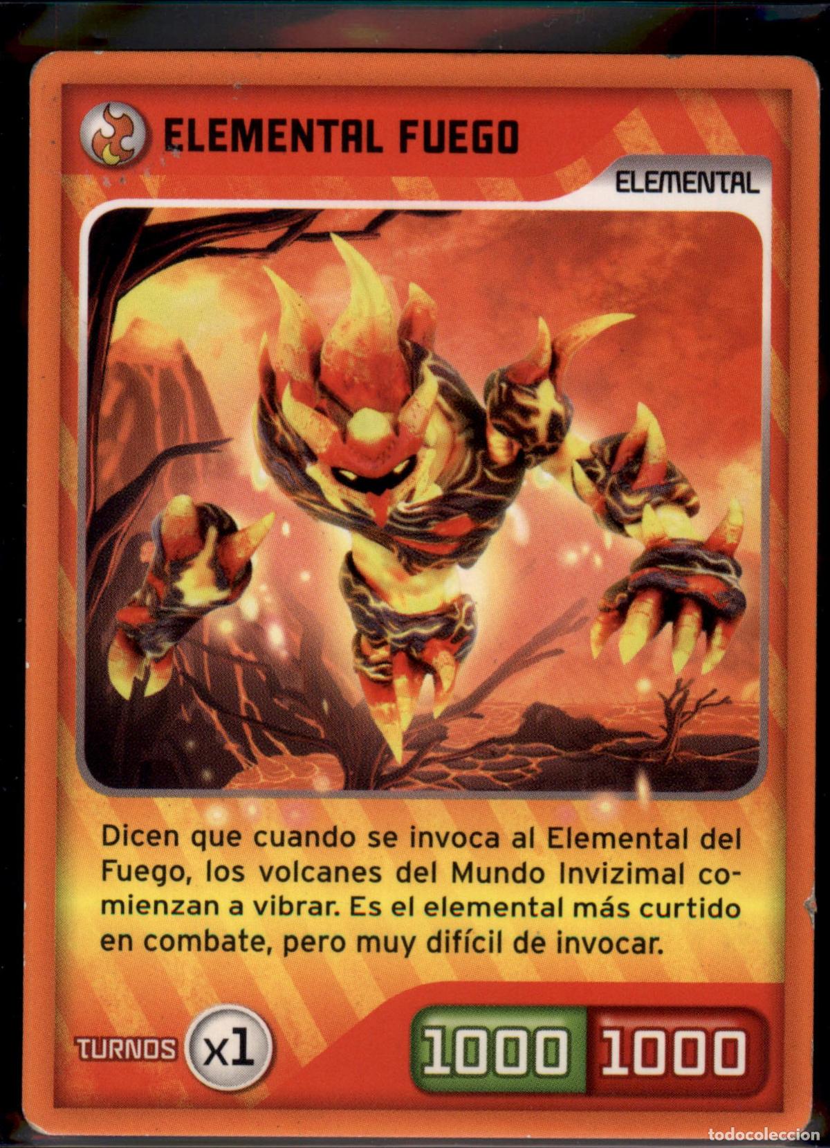 Trading cards: Elemental Fuego N&ordm; 10 Invizimals Nueva Alianza 2014 TCG Panini 14