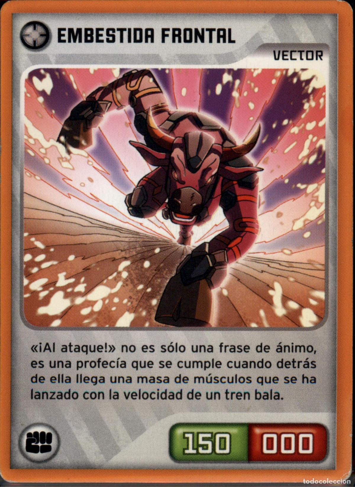 Trading cards: Embestida Frontal Vector N&ordm; 328 Invizimals Nueva Alianza 2014 TCG Panini 14