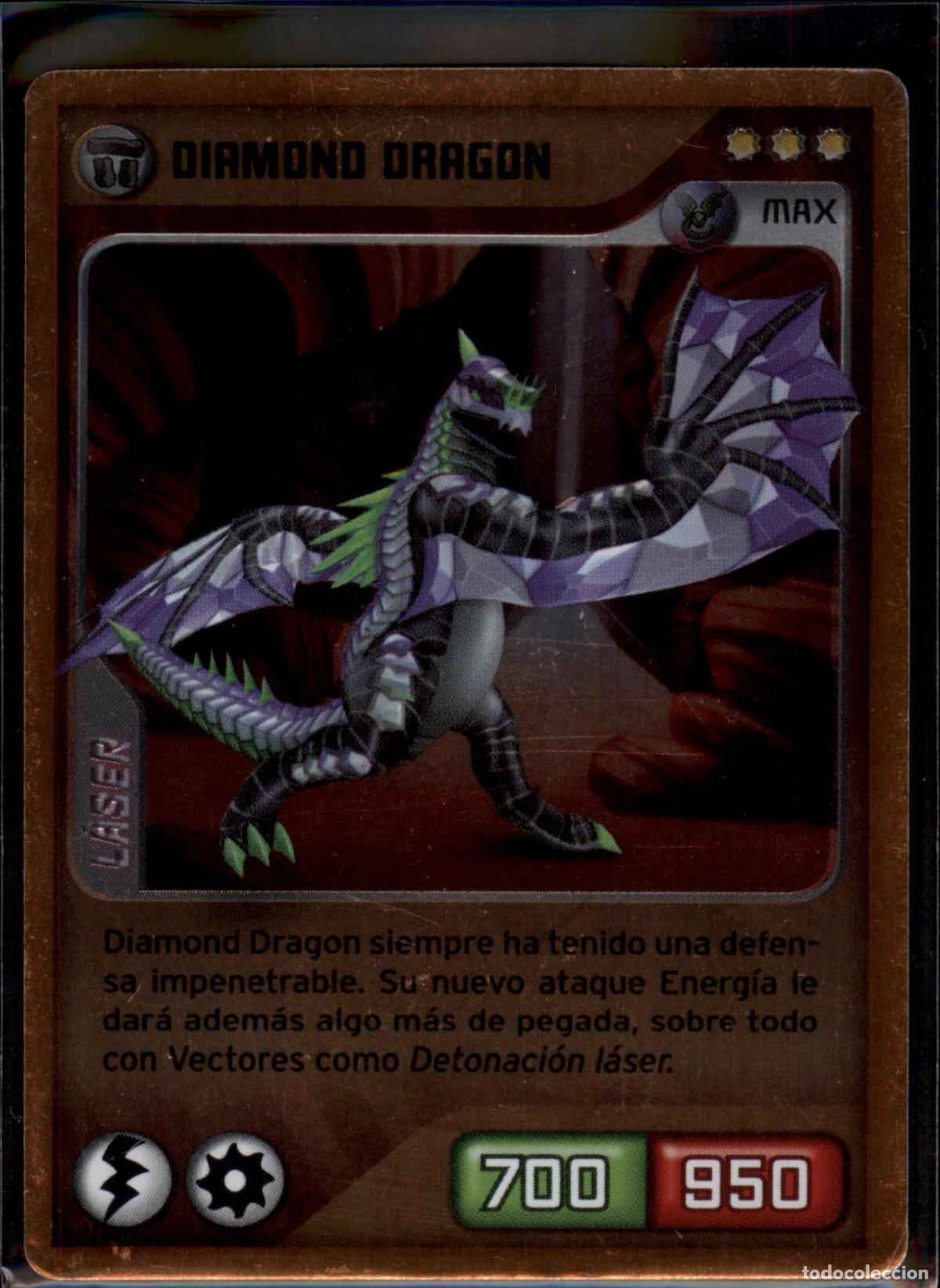 Figurine Collezionabili: Diamond Dragon Max L&aacute;ser N&ordm; 187 Invizimals Nueva Alianza 2014 TCG Panini 14