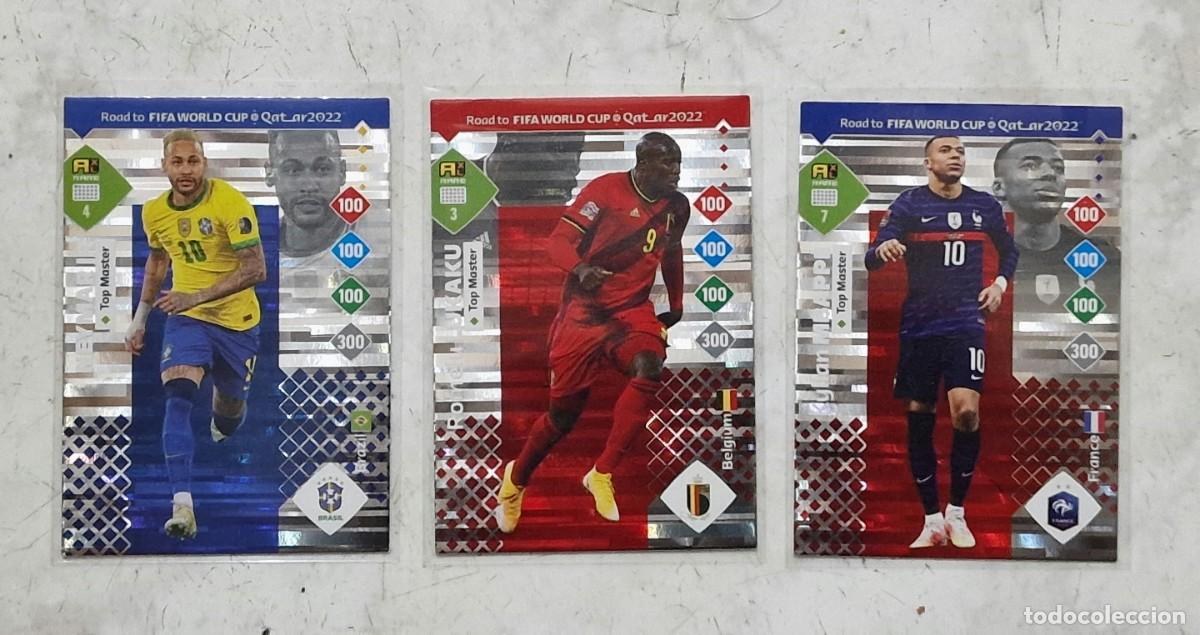 Trading cards: Adrenalyn Xl road to Qatar 2022 MBAPPE NEYMAR LUJAKU TOP MASTER