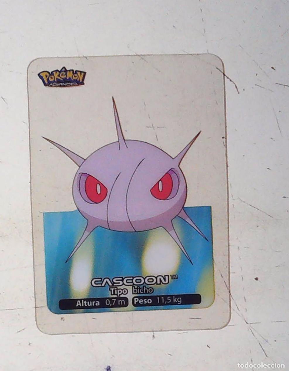 Trading Cards: POKEMON ADVANCED 2005 LAMINCARDS LAMIN CARD EDIBAS EUROSPORT 026 26 CASCOON