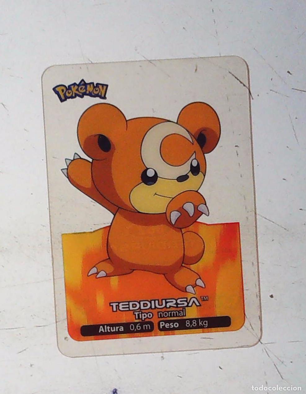 Trading Cards: POKEMON 2006 LAMINCARDS LAMIN CARD EDIBAS EUROSPORT 062 62 TEDDIURSA