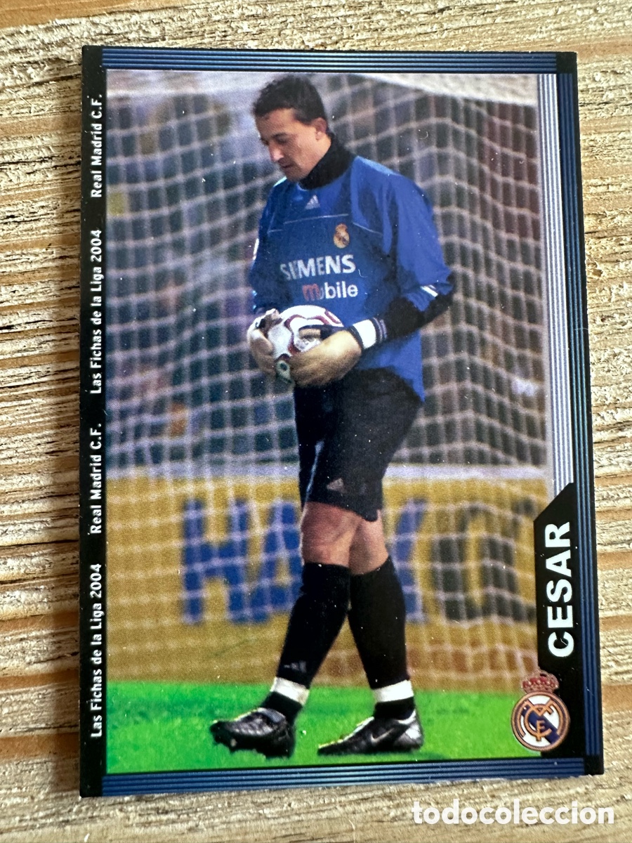 Trading Cards: CESAR REAL MADRID 5 LAS FICHAS DE LA LIGA 2004 MUNDICROMO 2003-04 03 04