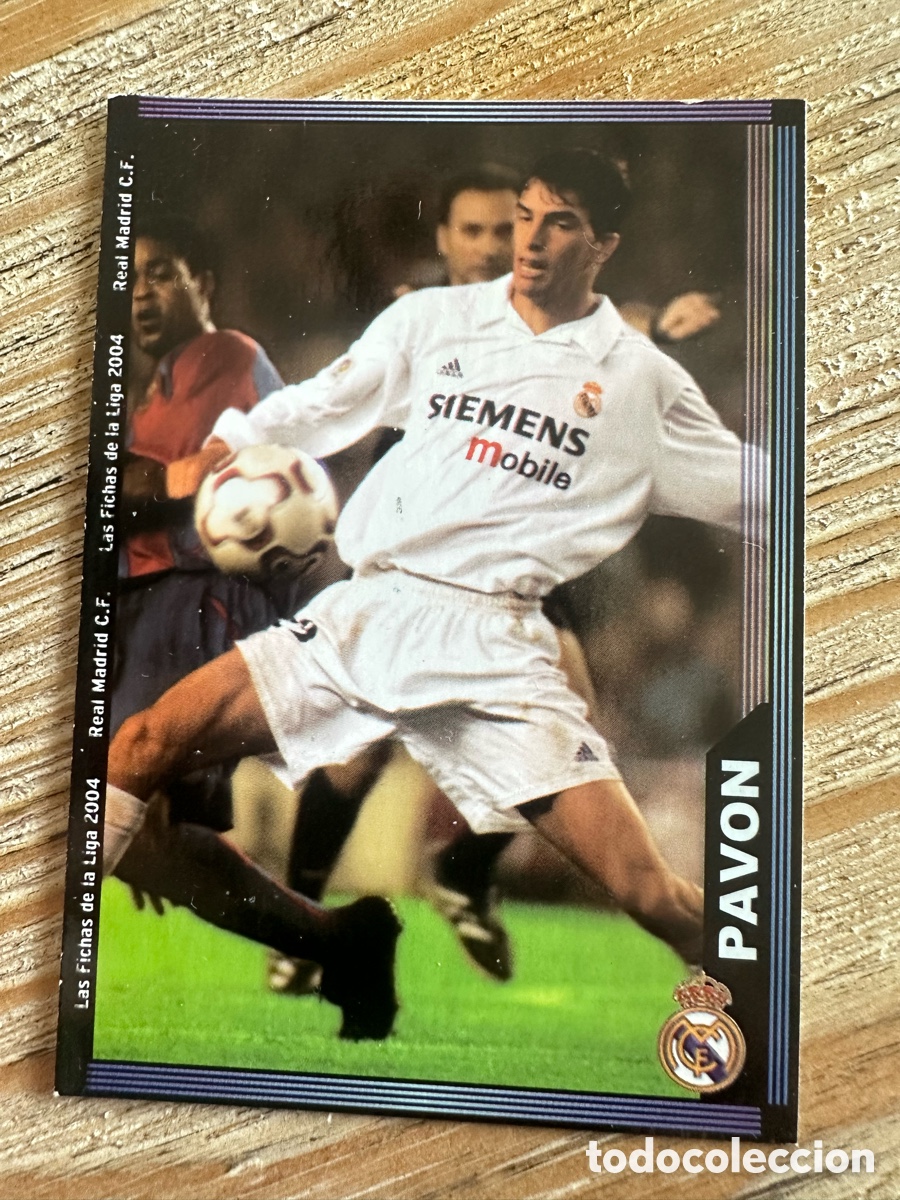 Trading Cards: PAVON REAL MADRID 8 LAS FICHAS DE LA LIGA 2004 MUNDICROMO 2003-04 03 04
