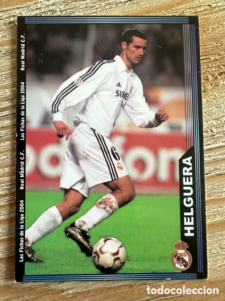 Trading Cards: HELGUERA REAL MADRID 10 LAS FICHAS DE LA LIGA 2004 MUNDICROMO 2003-04 03 04