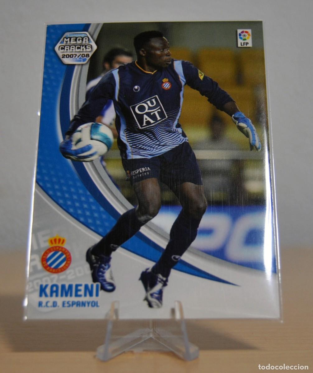Sammelkarten: Kameni, n&ordm;110 (R.C.D. Espanyol). Colecci&oacute;n Cromos MegaCracks 2007-2008. Panini. Estrella