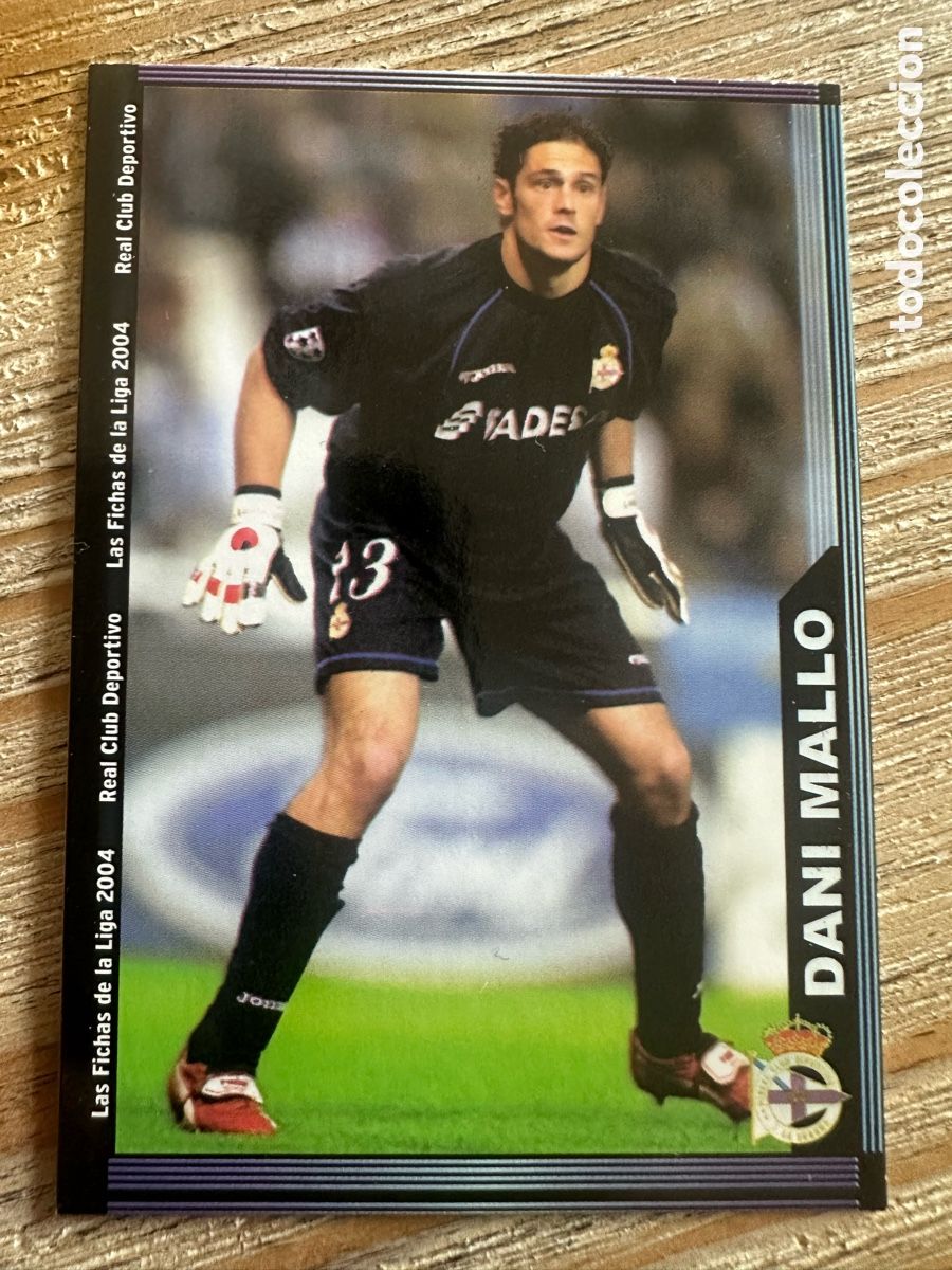 Trading cards: DANI MALLO DEPORTIVO DE LA CORU&Ntilde;A 59 BAJA LAS FICHAS DE LA LIGA 2004 MUNDICROMO 2003-04 03 04
