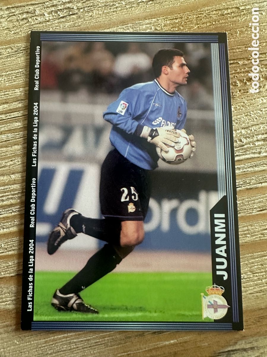 Trading cards: JUANMI DEPORTIVO DE LA CORU&Ntilde;A 59 &rdquo;BAJA&rdquo; LAS FICHAS DE LA LIGA 2004 MUNDICROMO 2003-04 03 04