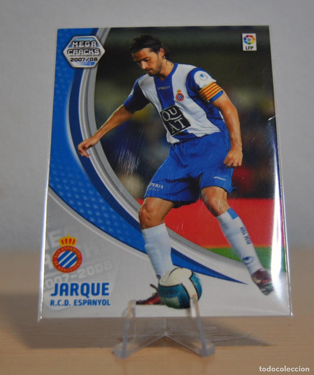 Trading cards: Dani Jarque, n&ordm;114 (R.C.D. Espanyol). Colecci&oacute;n Cromos MegaCracks 2007-2008. Panini. Estrella.