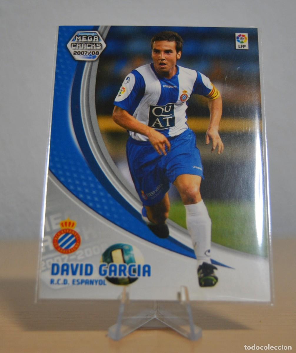 Trading cards: David Garc&iacute;a, n&ordm;117 (R.C.D. Espanyol). Colecci&oacute;n Cromos MegaCracks 2007-2008. Panini.
