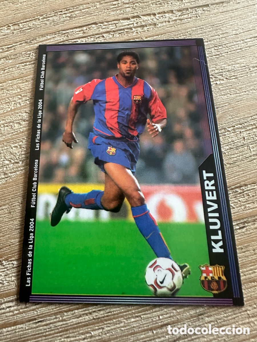 Trading Cards: KLUIVERT FC BARCELONA 157 LAS FICHAS DE LA LIGA 2004 MUNDICROMO 2003-04 03 04