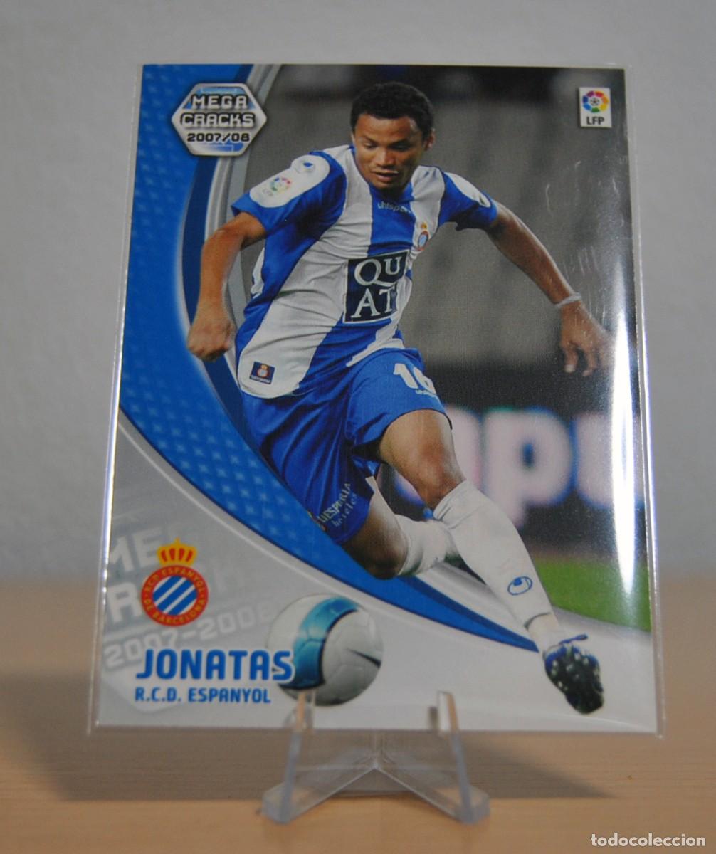 Trading cards: Jonatas, n&ordm;120 (R.C.D. Espanyol). Colecci&oacute;n Cromos MegaCracks 2007-2008. Panini.
