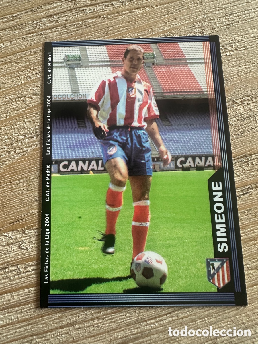 Figurine Collezionabili: SIMEONE AT MADRID 311 LAS FICHAS DE LA LIGA 2004 MUNDICROMO 2003-04 03 04.
