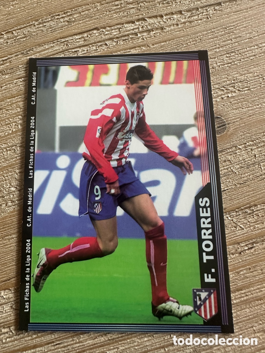 Trading cards: FERNANDO TORRES AT MADRID 317 LAS FICHAS DE LA LIGA 2004 MUNDICROMO 2003-04 03 04.