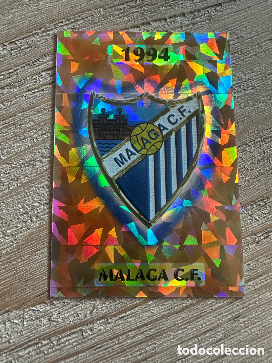 Trading cards: ESCUDO MALAGA CF 325 LAS FICHAS DE LA LIGA 2004 MUNDICROMO 2003-04 03 04.
