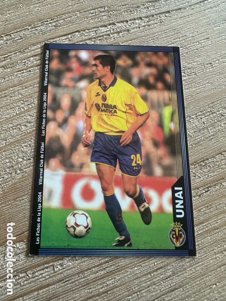 Trading cards: UNAI VILLARREAL 388 &rdquo;BAJA&rdquo; LAS FICHAS DE LA LIGA 2004 MUNDICROMO 2003-04 03 04.