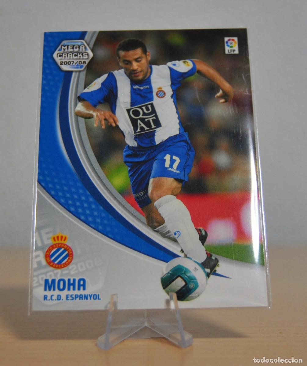 Trading cards: Moha, n&ordm;126 BIS (R.C.D. Espanyol). Colecci&oacute;n Cromos MegaCracks 2007-2008. Panini.
