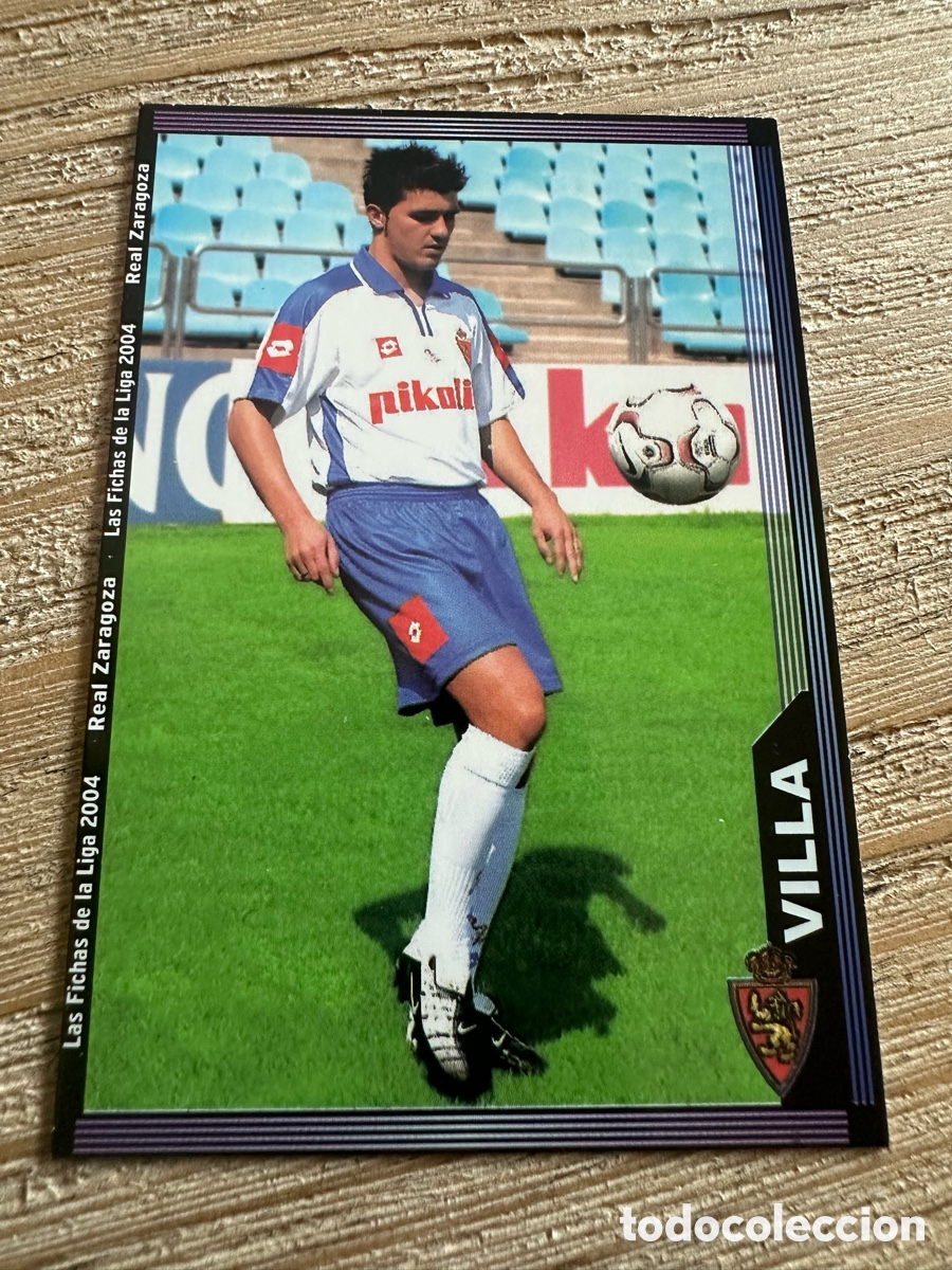 Trading cards: VILLA REAL ZARAGOZA 510 &rdquo;ERROR&rdquo; LAS FICHAS DE LA LIGA 2004 MUNDICROMO 2003-04 03 04.