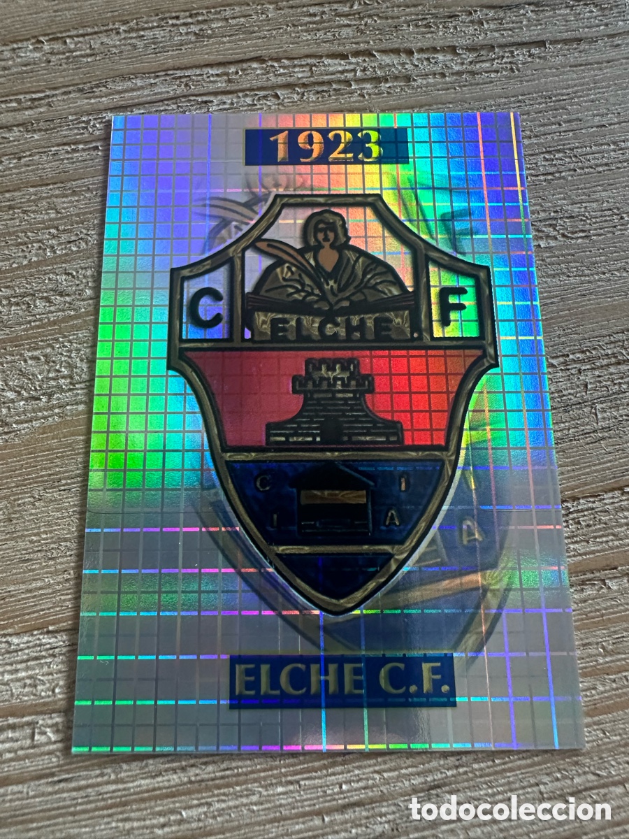 Trading cards: ESCUDO ELCHE 560 2A DIVISION LAS FICHAS DE LA LIGA 2004 MUNDICROMO 2003-04 03 04.