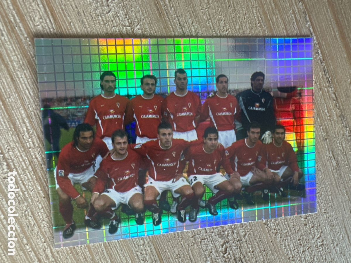 Sammelkarten: PLANTILLA REAL MURCIA 711 ALINEACION LAS FICHAS DE LA LIGA 2004 MUNDICROMO 2003-04 03 04.