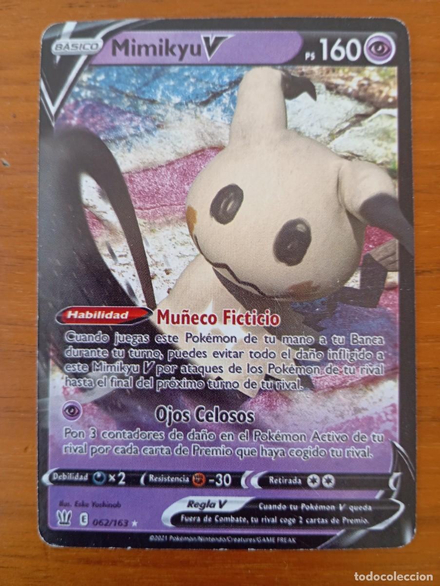 Trading cards: TRADING CARD POKEMON. MIMIKYU V.
