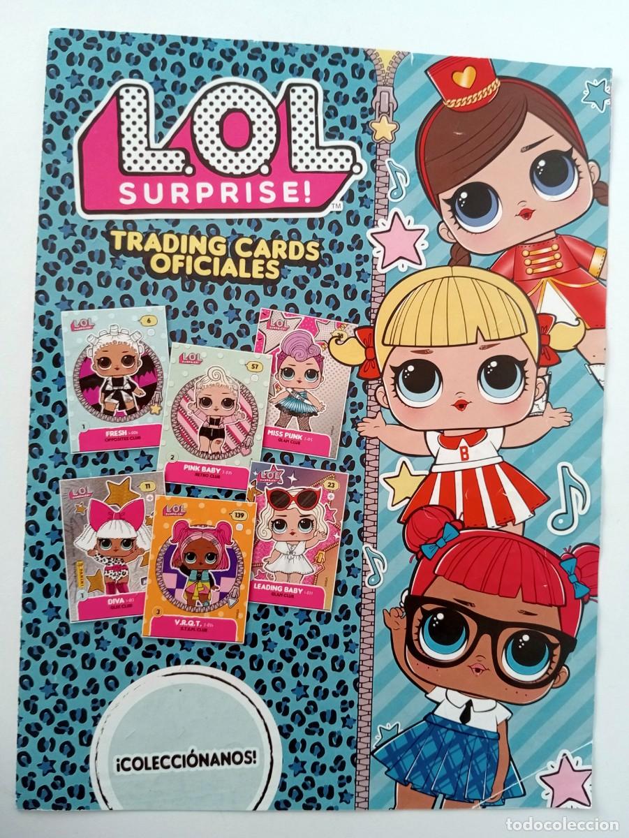 Trading cards: LIBRETO &Iacute;NDICE ALBUM TRADINGS CARDS LOL SURPRISE