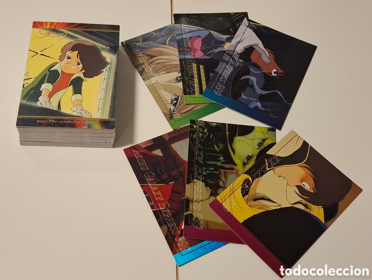 Cartas Colecion&aacute;veis: Galaxy Express 999 - Lote 69 Cards Amada Japan