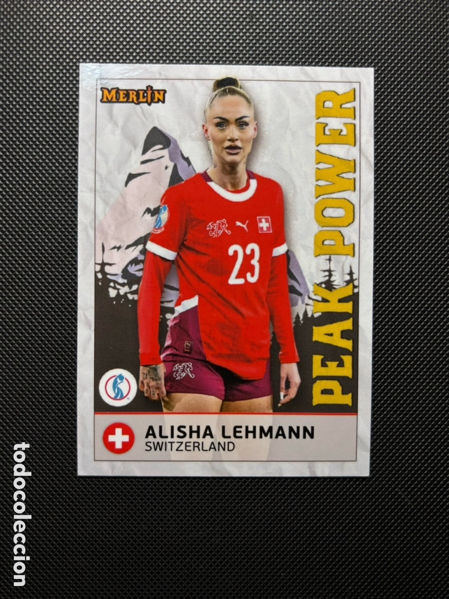 Trading Cards: ALISHA LEHMANN PEAK POWER TOPPS MERLIN CARD