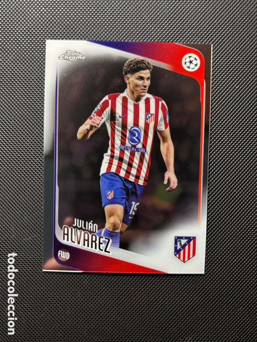 Trading Cards: JULIAN ALVAREZ CARD TOPPS CHROME 2026