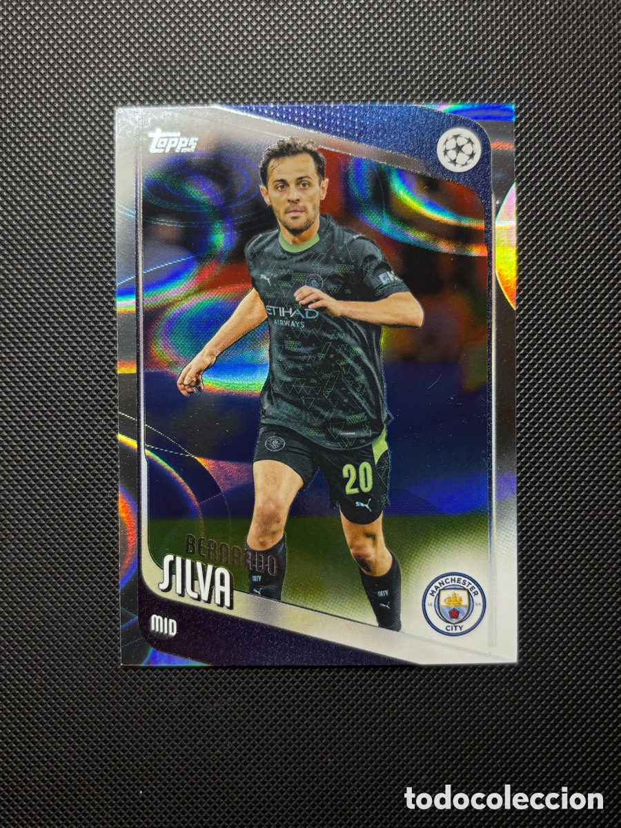 Trading cards: CARD BERNARDO SILVA RAINDROP TOPPS FLAGSHIP