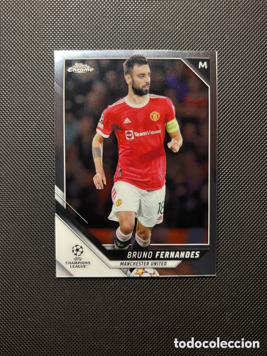 Trading cards: BRUNO FERNANDES TOPPS CHROME 2022