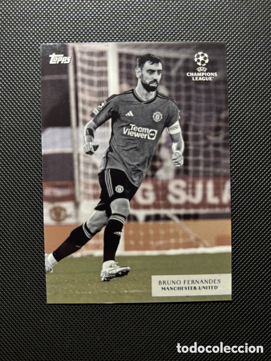 Cartas Colecion&aacute;veis: BRUNO FERNANDES CARD TOPPS SIMPLICIDAD CHAMPIONS