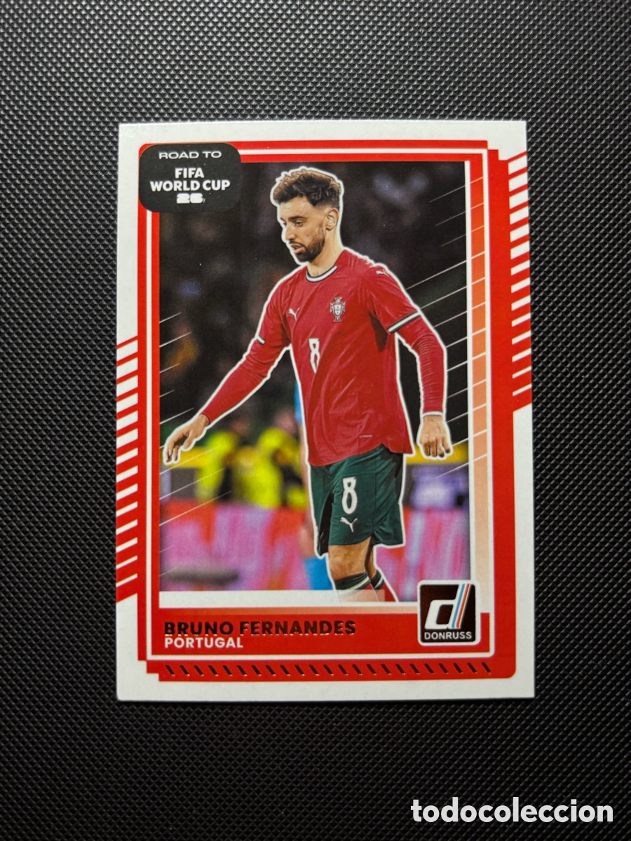 Cartas Colecion&aacute;veis: BRUNO FERNANDES PANINI ROAD TO WC 2026 Card
