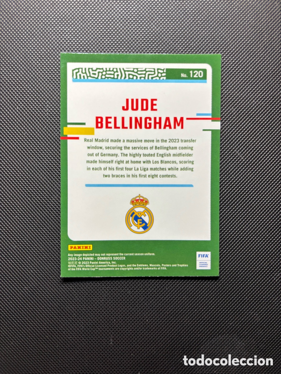 Trading cards: CARD PANINI OPTIC JUDE BELLINGHAM - Foto 2