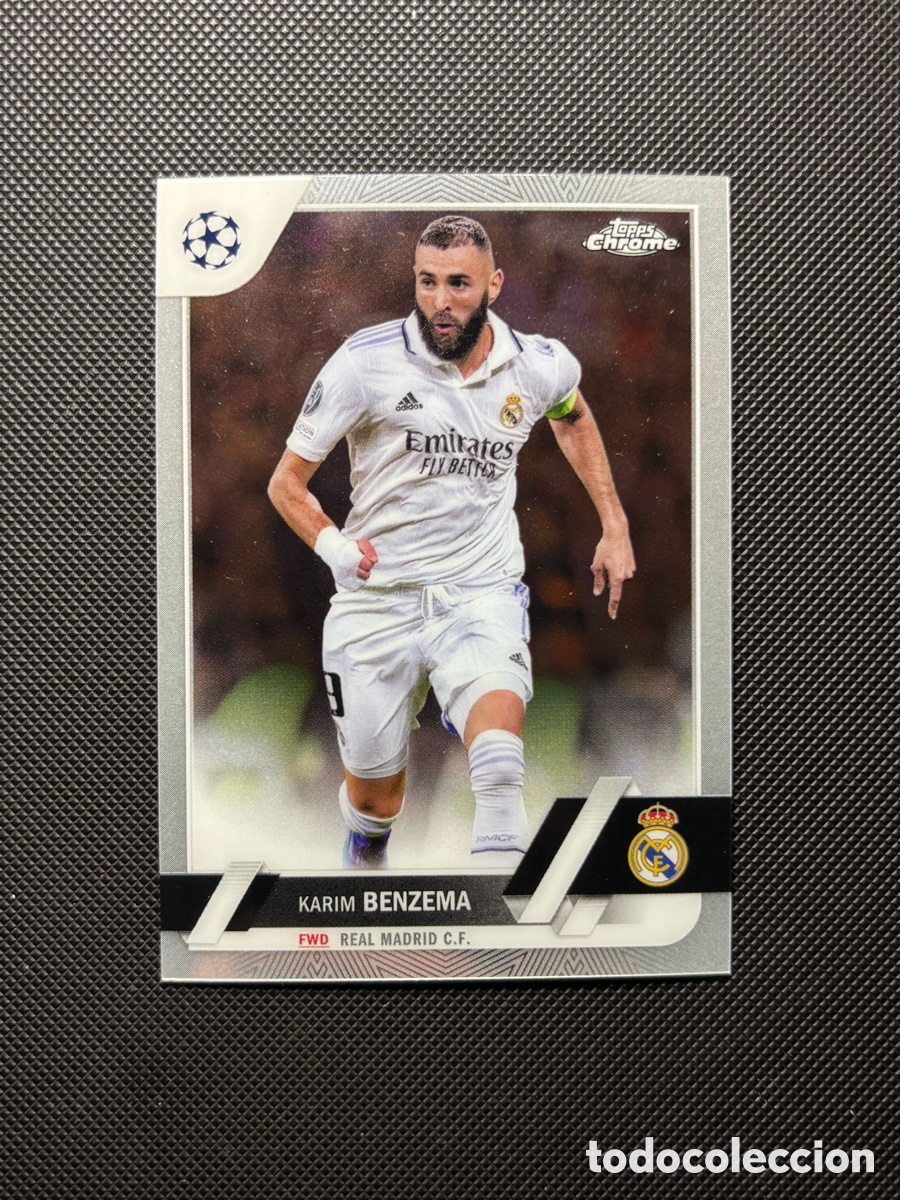 Figurine Collezionabili: KARIM BENZEMA TOPPS CHROME 2023 card