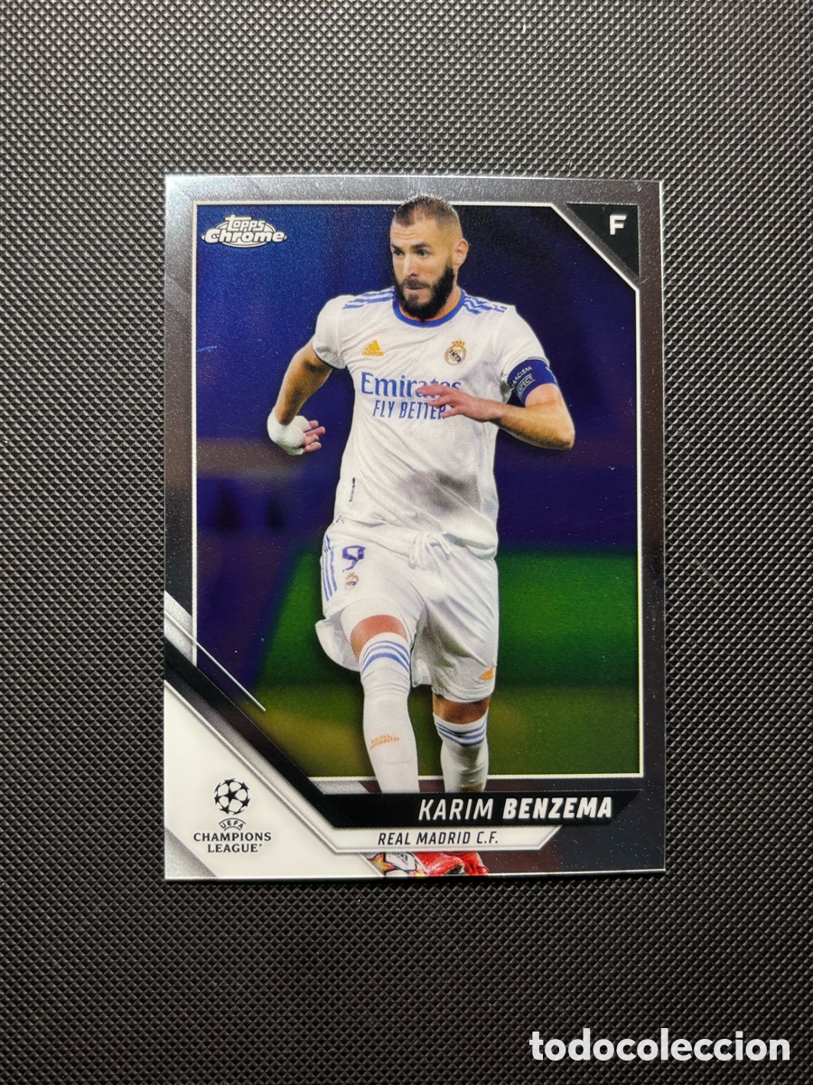 Figurine Collezionabili: CARD BENZEMA TOPPS CHROME 2022 REAL MADRID
