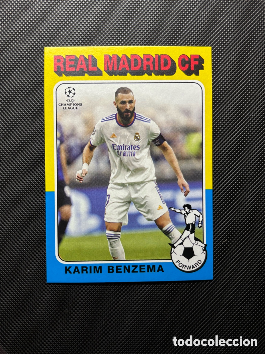 Figurine Collezionabili: KARIM BENZEMA FLAGSHIP 2022 INSERT REAL MADRID