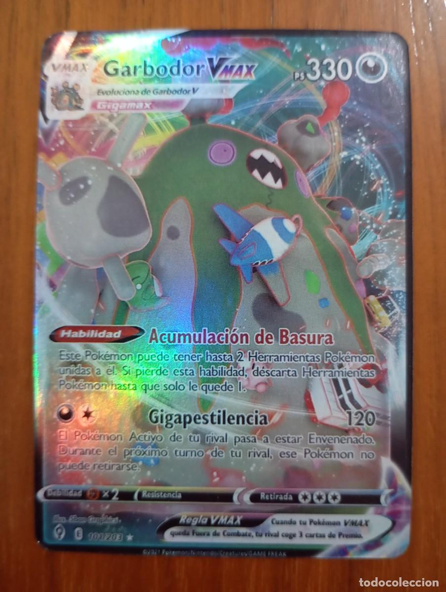 Trading cards: TRADING CARD POKEMON. GARBODOR VMAX. 101/203