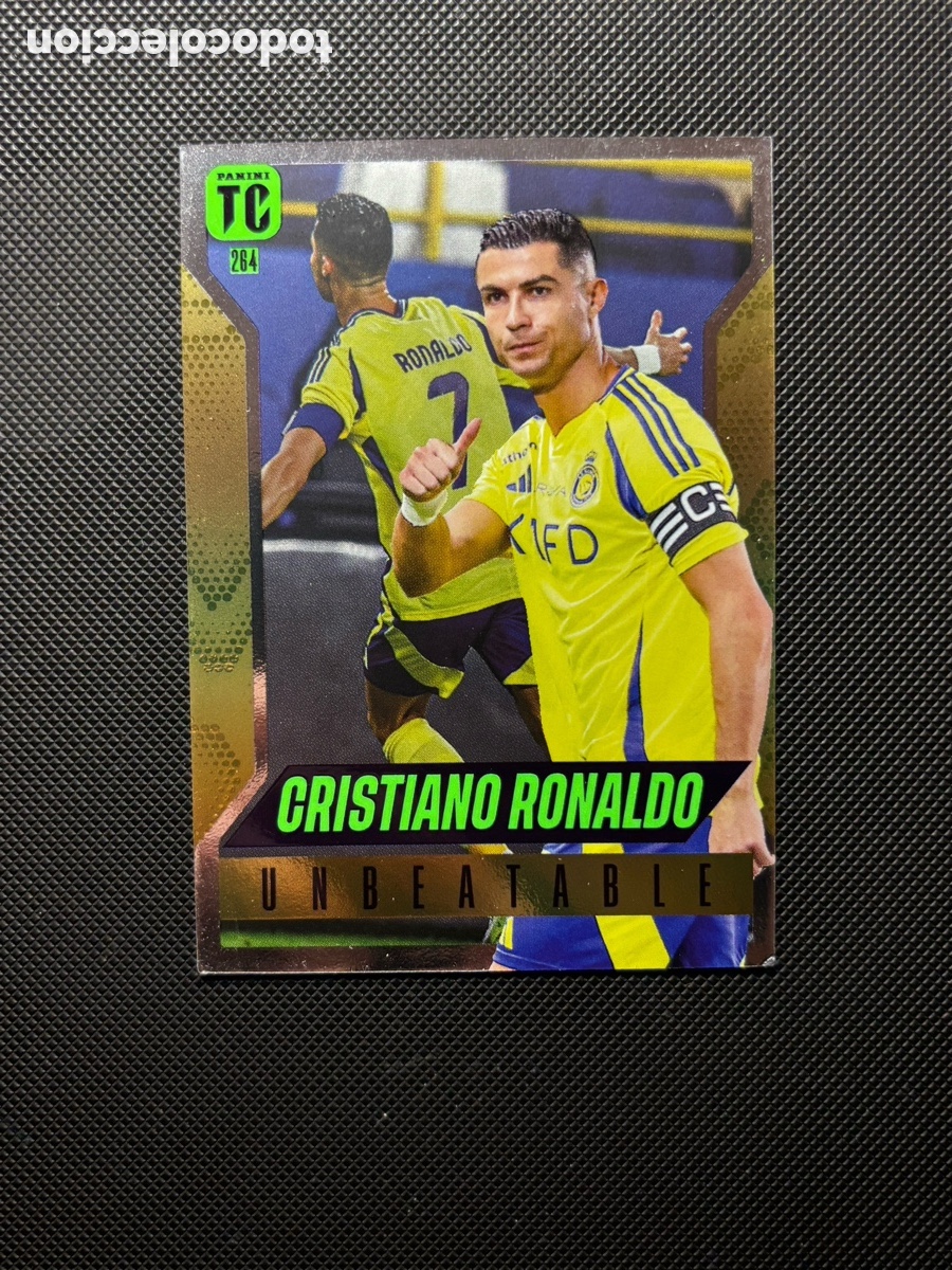 Trading cards: CRISTIANO RONALDO UNBEATABLE CARD PANINI TOP CLASS