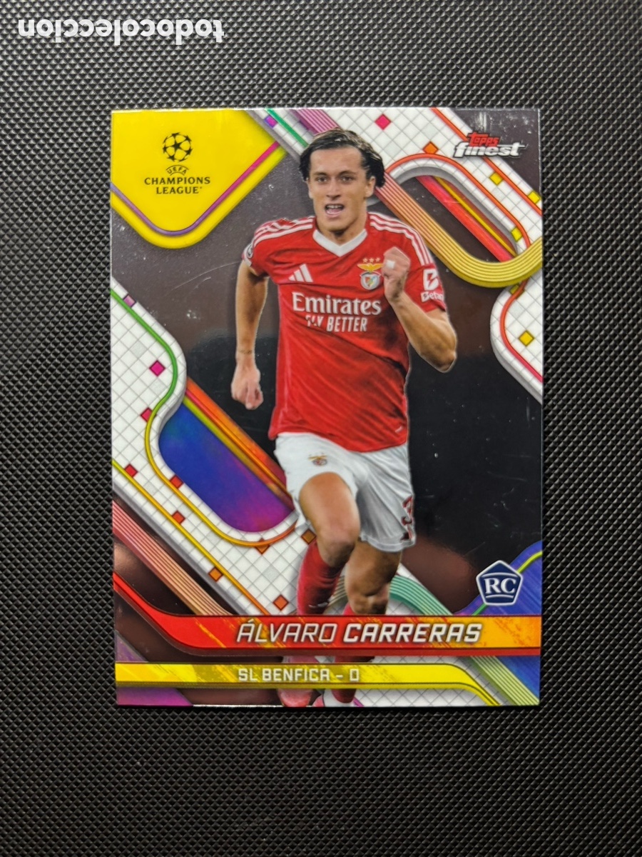 Cartas Colecion&aacute;veis: &Aacute;LVARO CARRERAS TOPPS FINEST RC