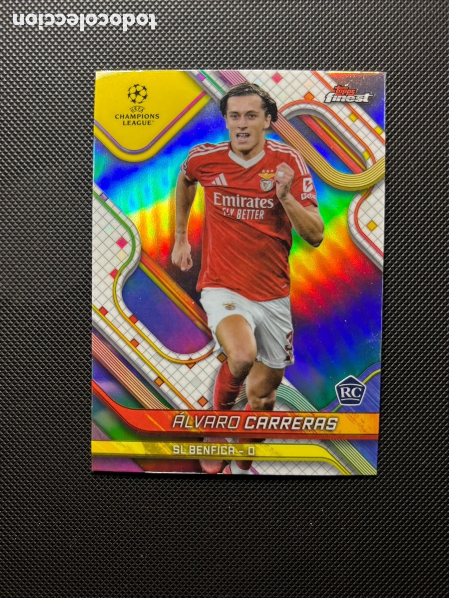 Trading cards: &Aacute;LVARO CARRERAS ROOKIE CARD REFRACTOR TOPPS FINEST