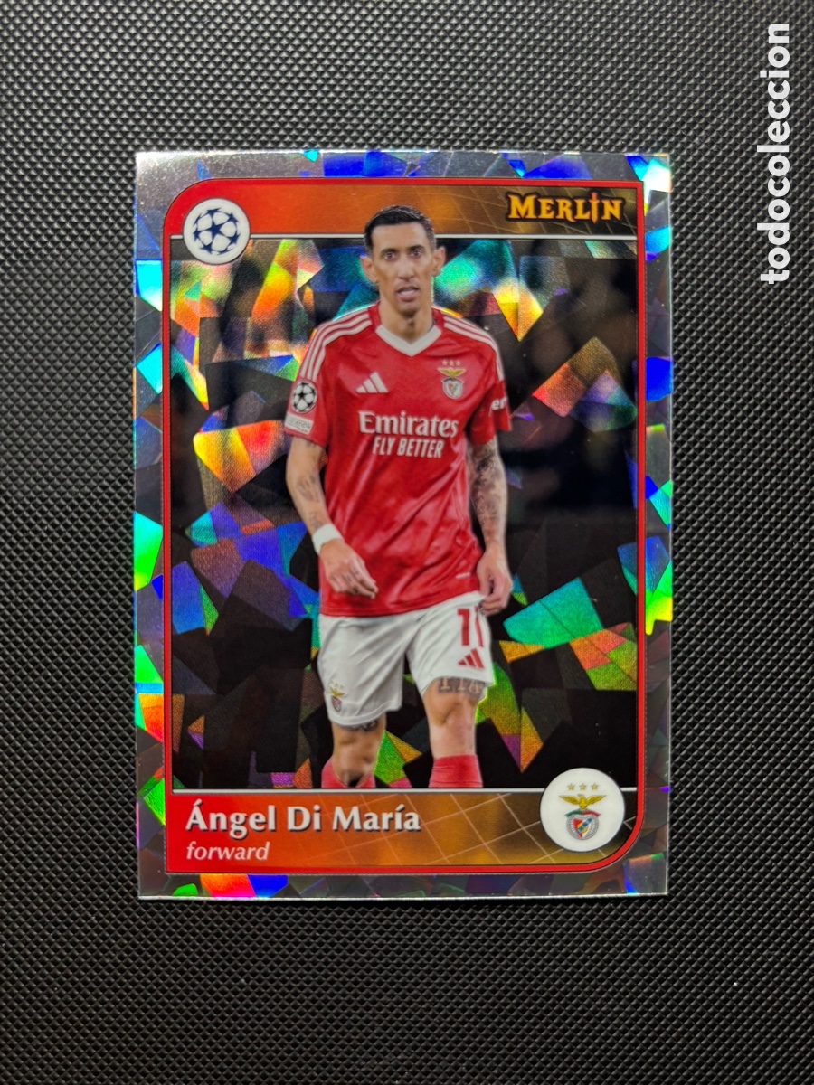 Trading cards: DI MARIA CRACKED ICE TOPPS MERLIN