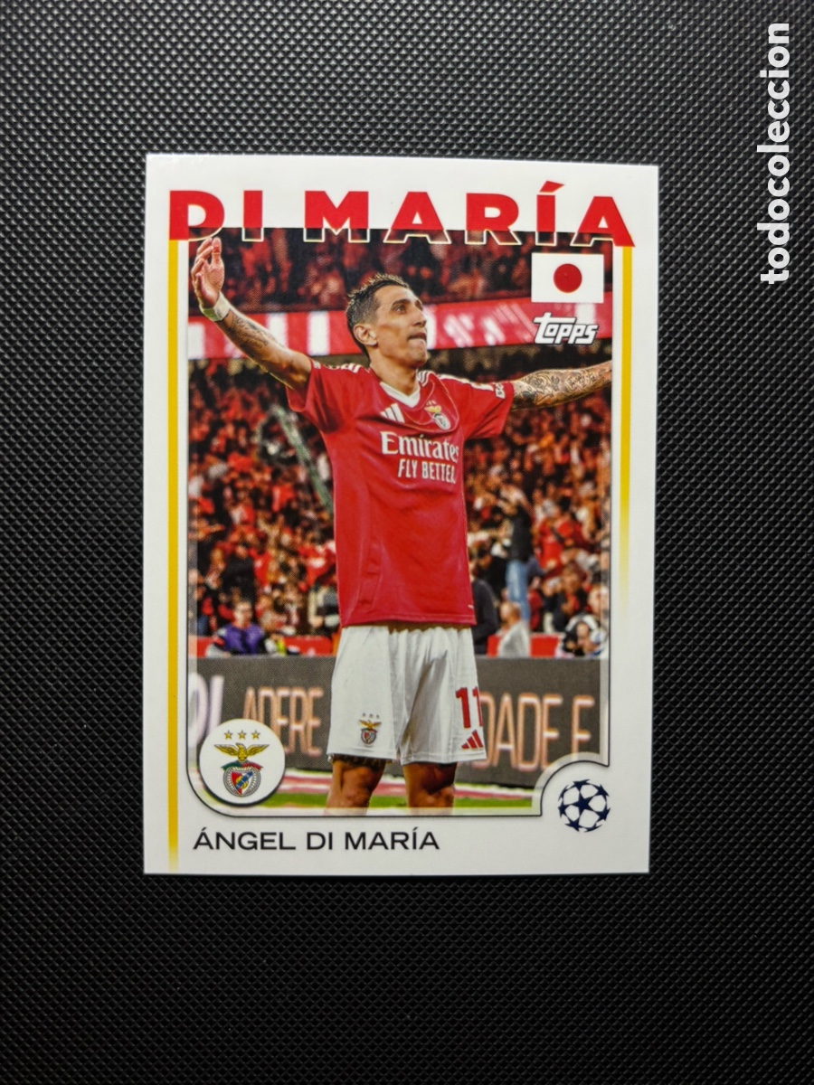 Trading cards: DI MARIA JAPAN VERSION TOPPS FLAGSHIP