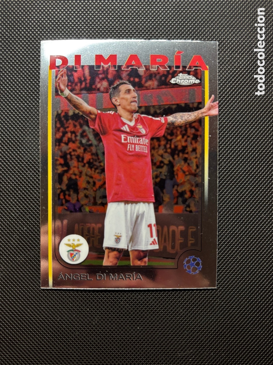 Trading cards: DI MARIA TOPPS CHROME 2024 CARD BENFICA