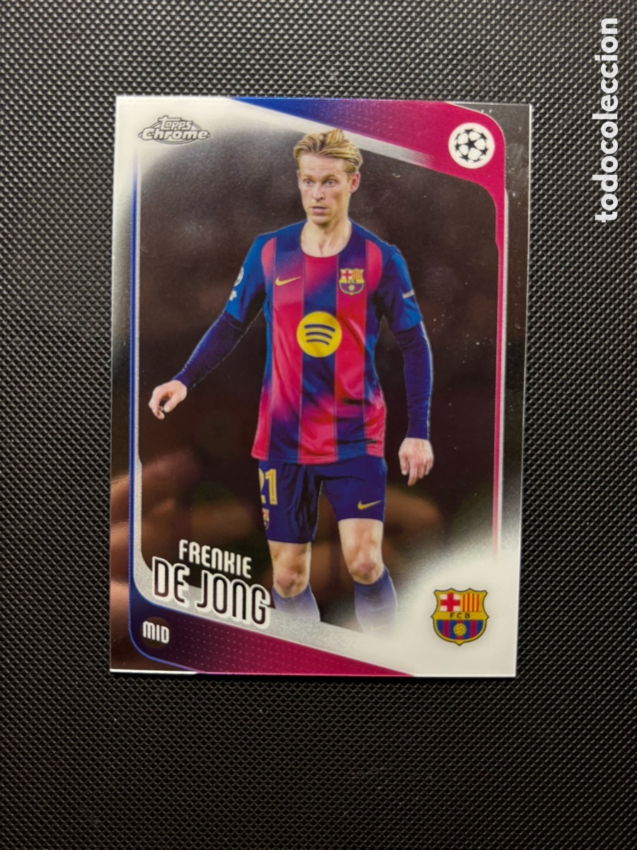 Trading cards: FRENKIE DE JONG TOPPS CHROME 2026