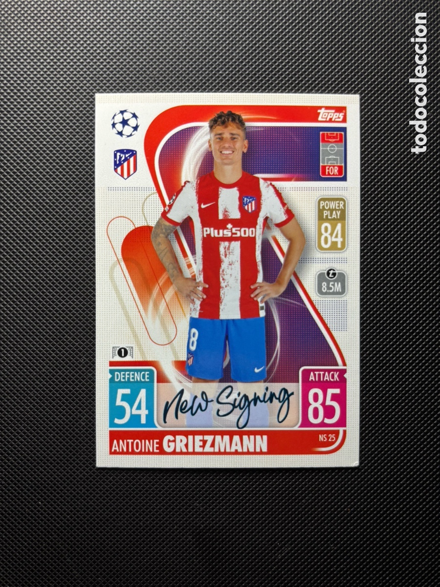 Trading cards: GRIEZMANN NEW SIGNING CARD TOPPS