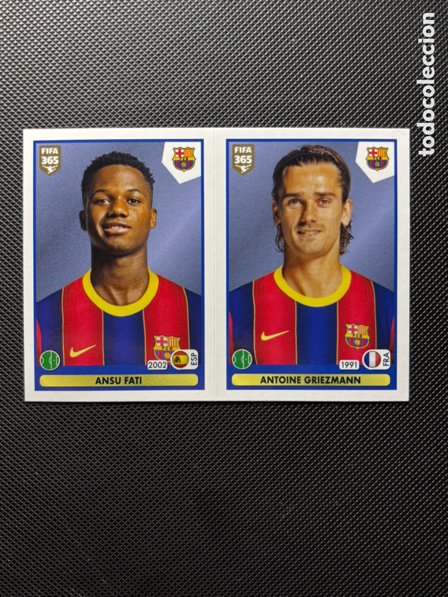 Trading cards: ANSU FATI ROOKIE / GRIEZMANN CROMO BARCELONA