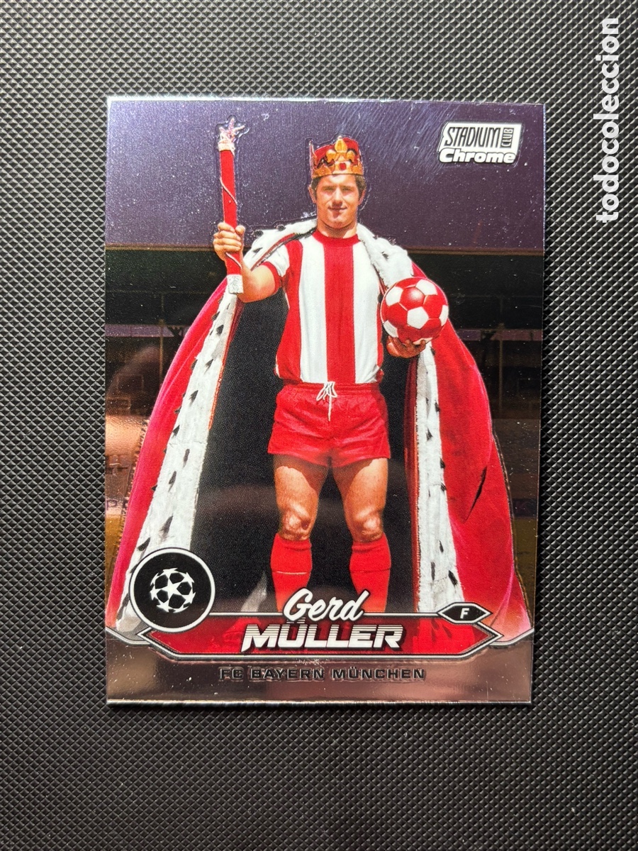 Trading cards: GERD MULLER STADIUM CLUB CHROME CARD