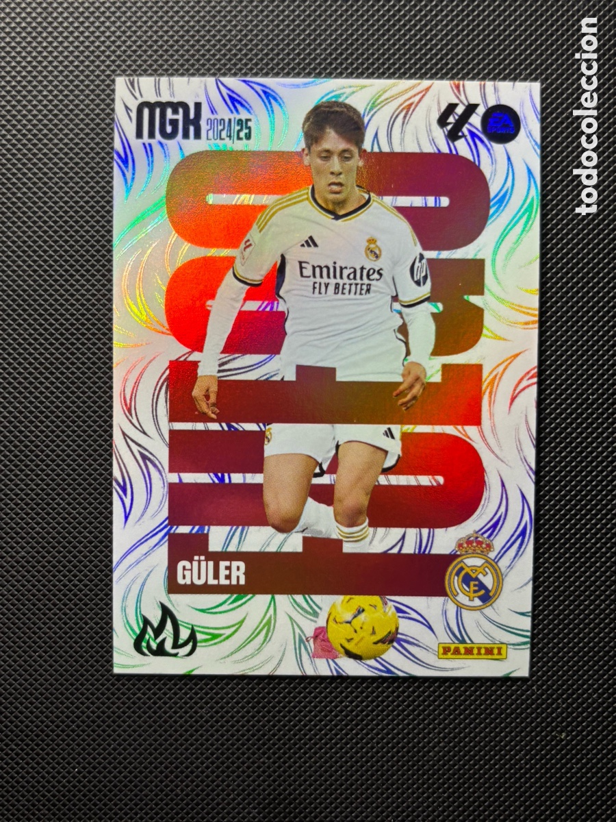 Trading cards: ARDA GULER FUEGO CARD PANINI