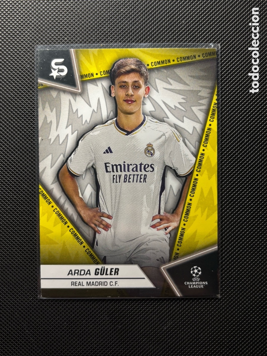Trading cards: ARDA GULER TOPPS SHOWTIME CARD REAL MADRID